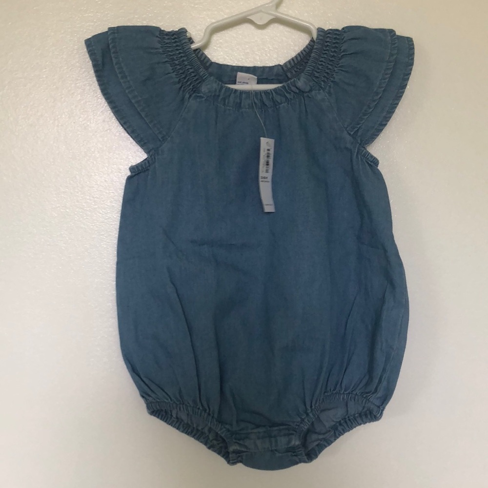 Old navy chambray romper